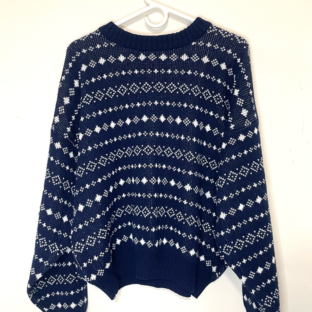 Blue Winter Sweater